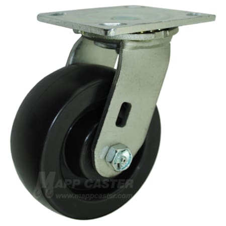 Mapp Caster 5"X2" Polyolefin Swivel Caster - 500 Lbs Capacity 146PO520S